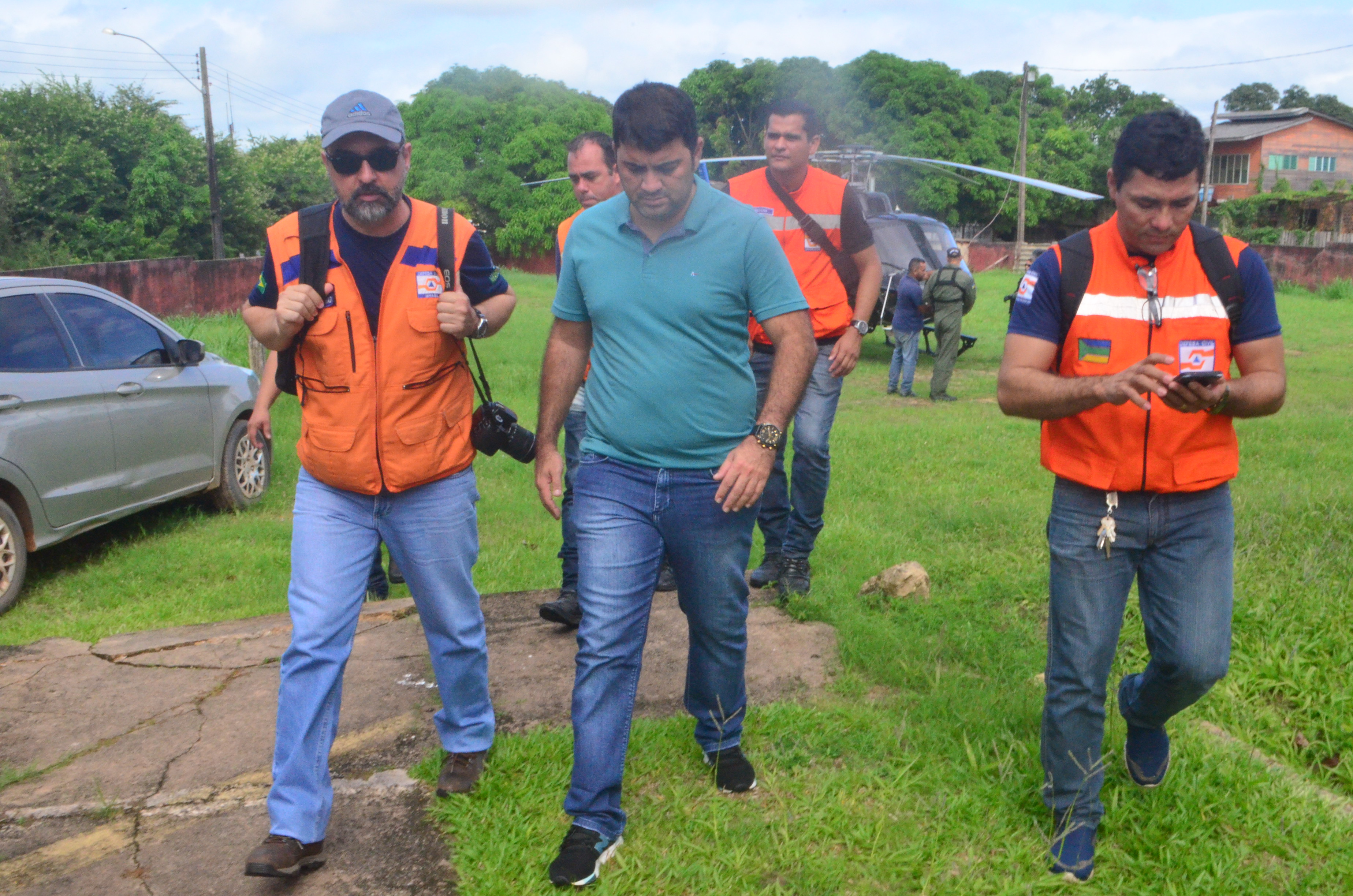 Laranjal do Jari recebe visita de técnico da Defesa Civil Nacional.